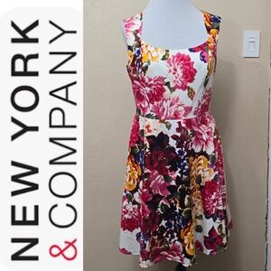 NY & Co floral print dress